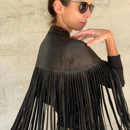 Juana Fringe Cape